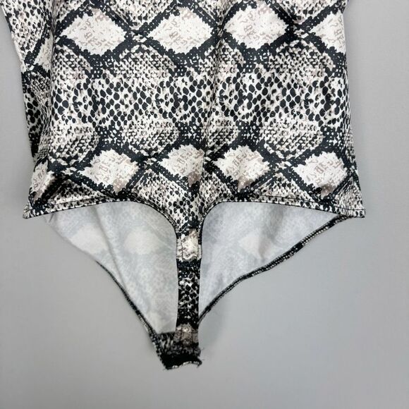 FREE PEOPLE | INTIMATELY Snake Print Thong Style Bodysuit Women’s Size Medium - Picture 11 of 12